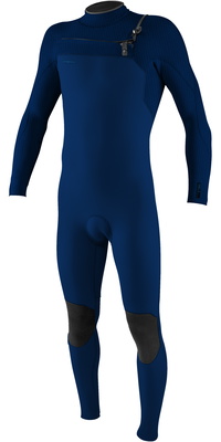 2025 ONeill Mens Hyperfreak + 5/4mm Chest Zip Våddragt 5345 - Navy