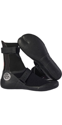 2026 Rip Curl Flashbomb 3mm Neoprenstøvle Med Delt Tå 116msa - Sort