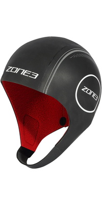 Zone3 Tech Black 2026 Heat- Wetsuit Cap NA21UHTC116 - / Sølv / Rød