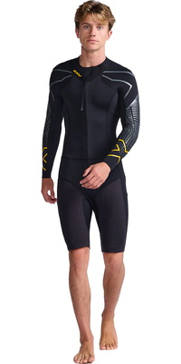 2026 2xu Mens Propel Swim Run Våddragt Mw5479c - Sort / Ambition