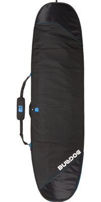 2026 Bulldog Core Mini Mal Surfbræt Taske Bdbbcmm - Sort / Cyan