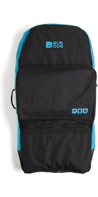 2026 Bulldog Tredobbelt Bodyboardtaske Bdbbbt - Sort / Cyan