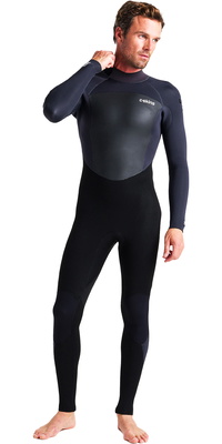 2025 C-Skins Herre Legend 4/3mm Back Zip Våddragt C-LE43MBZ - Black / Antracit