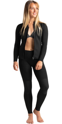 2025 C-skins Kvinder Solace 1.5mm Våddragtsbukser C-so15le - Sort / Hvid