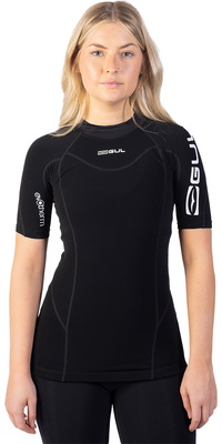 2026 Gul Dame Evotherm Thermal Kortærmet Top EV0052-B9 - Black