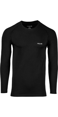 2025 Huub Seam Free Langærmet Top Til Mænd Seamfrebls - Sort
