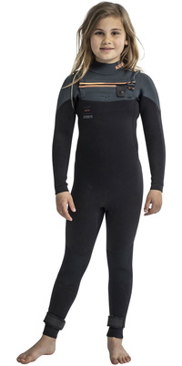 2026 Jobe Junior Malmø 5/3mm Chest Zip Våddragt 303522026 - Black