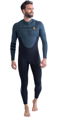 2026 Jobe Herre Perth 3/2 3/2mm Våddragt Med Chest Zip 303520004 - Grå
