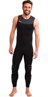 2026 Jobe Toronto 2mm Jet Long John Shinprotector våddragt til herrer 303823003 - Sort