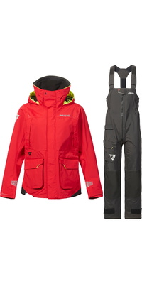 2026 Musto BR1 Jakke Og Bukser 2.0 Sejldragt Til Kvinder 82405B - Rød / Black