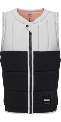 2025 Mystic Renegade Til Mænd Front Zip Wake Impact Vest 35005.230228 - Sort / Hvid