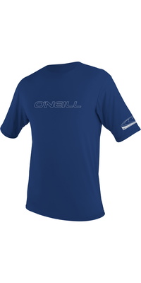 2025 O'Neill Herre Basic Skins Kortærmet Sun Rash Shirt 3402 - Navy