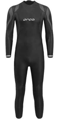 2026 Orca Mens Zeal Perform Open Water Swim Back Zip Våddragt NN2F0501 - Black