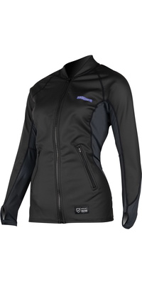 Prolimit Loosefit PU Coated SUP Top Til Kvinder 400.14710.040 - Black / Lavendel