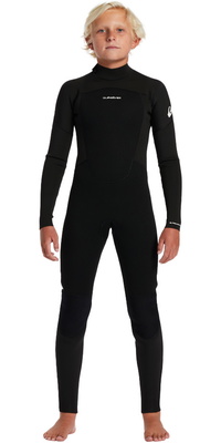 2026 Quiksilver Junior Prologue 4/3mm Back Zip Våddragt EQBW103119 - Black