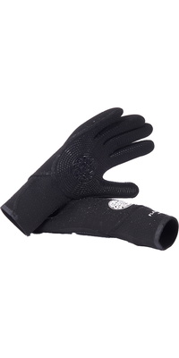 2026 Rip Curl Flashbomb 3/2mm 5 Finger Neoprenhandsker Wgl1cf - Sort