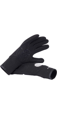 2026 Rip Curl Flashbomb 5/3mm 5 Finger Handsker WGLYDF - Black
