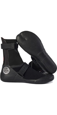 2026 Rip Curl Flashbomb 5mm Neoprenstøvle Med Delt Tå 117msa - Sort