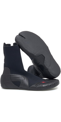 2025 Rip Curl Omega 3mm Split Toe Zip Neopren StÃ¸vler WBOYAM - Black