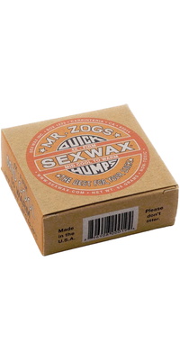 2026 Sex Wax Quick Humps Mid Cool To Warm Surf Wax Swwqh - Orange
