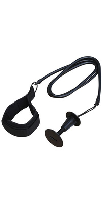 2026 Vision Basic Straight Bodyboard Leash Vn-vnlbbs - Black