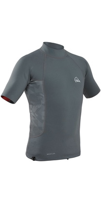 2026 Palm Mens Neoflex 0.5mm Neoprene Short Sleeve Top 12797 - Jet Grey