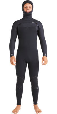 2025 Billabong Furnace Natural 5/4mm Chest Zip Våddragt ABYW200122 - Black