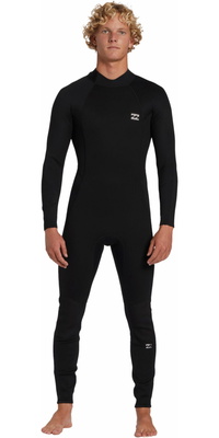 Billabong Foil 4/3mm Back Zip 2025 Våddragt Til Mænd ABYW100235 Black