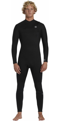 2026 Billabong Mens Foil 3/2mm Chest Zip GBS Våddragt ABYW100243 - Black