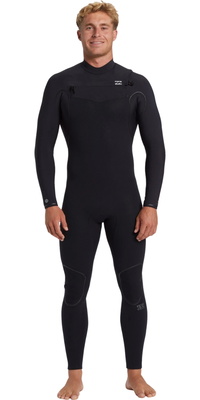 Billabong Furnace 4/3mm Chest Zip 2026 Natural Våddragt Til Mænd ABYW100265 Black