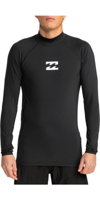 2026 Billabong Waves All Day UV50 Langærmet Lycravest Til Mænd EBYWR00102 - Black