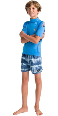 2026 C-Skins Junior NuWave X Kortærmet Lycravest C-NLYSSJ - Cyan / Slate / Multi