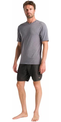 2026 C-Skins NuWave UV Basics Kortærmet Surf-t-shirt Til Mænd C-NLYSURFM - Deep Grey Heather