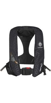 2026 Crewsaver Crewfit + 180 ISO Enkelt Automatisk Redningsvest 9730BKAP - Black