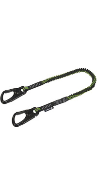 2026 Crewsaver Crewline Pro Sikkerhedslinje Dobbeltkrog Elastisk 3050 -esl2 - Sort