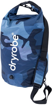 2026 Dryrobe Kompressionspose COMPRESSIONBAG - Blue / Camo