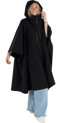 2026 Dryrobe Vandtæt Omklædningskåbe / Poncho DRWCRP - Black