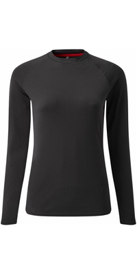2026 Gill UV Tec Langærmet T-shirt Til Kvinder UV011W - Black