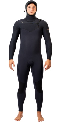 Gul Viper 6/5/4mm Yamamoto Chest Zip 2026 Våddragt Med Hætte Til Mænd VR1225 Black