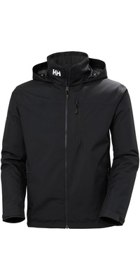 2026 Helly Hansen Herre Crew Hooded Midlayer Sejlerjakke 2.0 34442 - Black