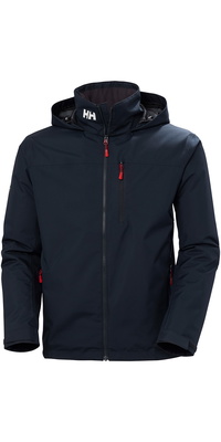 2026 Helly Hansen Herre Crew Hooded Midlayer Sejlerjakke 2.0 34442 - Navy