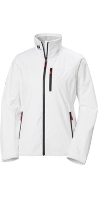 2025 Helly Hansen Dame Crew Midlayer Sejlerjakke 34449 - White