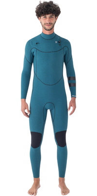 Hurley 4/3mm Chest Zip Black 2026 Plus Våddragt Til Mænd MFS0012403 - / Sky / Blue