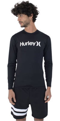 Hurley Quickdry Langærmet Lycravest Til Mænd MAT0001020 - Black