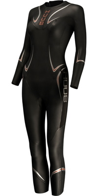 2026 Huub Womens TC Performance 3: 3mm Våddragt TCPW33 -.. Black
