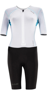 2026 Huub Kvinders Anemoi 2 Sub22 Trisuit Anewsub22flbw - Sort / Hvid / Aqua