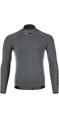 2025 Musto Herre Champ Langærmet 2mm Neopren Top 82415 - Dark Grey /Marle