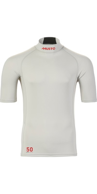 2026 Musto Herre Flexlite Cool Kortærmet UPF 50-top 82391 - Platinum