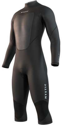 Mystic Brand 3/2mm Back Zip 2026 Våddragt Med Lange Arme Og Korte Ben Til Mænd 35000.250032 - Black