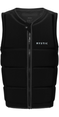 2025 Mystic Herre Brand Front Zip Wake Impact Vest 35005.240215 - Black